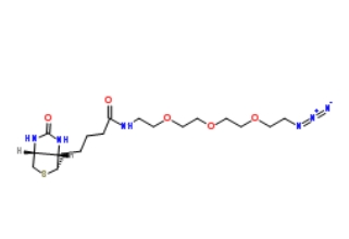 875770-34-6         Biotin-PEG4-N3	        N-[2-[2-[2-(2-叠氮乙氧基)乙氧基]乙氧基]乙基]生物素胺	