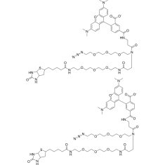  TAMRA-叠氮-聚乙二醇-生物素 