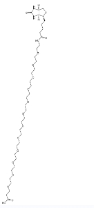 1085704-04-6            O-[2-(Biotinylamino)ethyl]-O'-(2-carboxyethyl)undecaethylene glycol