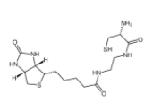 N-生物素-N'-半胱氨酸乙二胺三氟乙酸盐	  