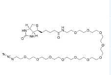 2276672-04-7         Biotin-PEG11-CH2CH2N3	     生物素十一聚乙二醇乙基叠氮