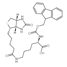 110990-09-5          N-芴甲氧羰基-N＇-生物素-L-赖氨酸	FMOC-D-LYS(BIOTIN)-OH	