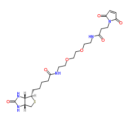 305372-39-8；N-生物素基-N'-(3-马来酰亚胺基丙酰基)-3,6-二氧杂辛烷-1,8-二胺