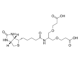 2086689-02-1；2-(Biotin-amido)-1,3-bis(carboxylethoxy)propane，2-(Biotin-amido)-1,3-bis-(C1-PEG1-acid)		