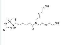 N-(Biotin)-N-bis(PEG1-alcohol)，2100306-75-8，N-(生物素)-N-双(单乙二醇-乙醇)