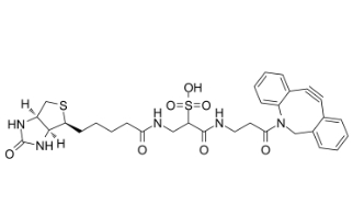 DBCO-Sulfo-Link-biotin小分子PEG、1363444-70-5、二苯并环辛炔- 水溶性-连接生物素