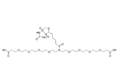 N-Biotin-N-bis(PEG4-acid)，1964503-35-2，N-生物素-N-双(四聚乙二醇-羧酸)