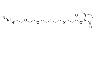 Azido-PEG4-NHS ester，cas:944251-24-5，叠氮-四聚乙二醇-琥珀酰亚胺酯