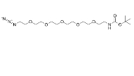 Azido-PEG5-NHBoc，cas:911209-07-9，叠氮-五聚乙二醇-叔丁氧羰基