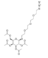 Azido-PEG4-tetra-Ac-beta-D-glucose，cas:153252-44-9