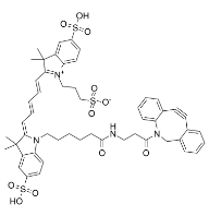 Cy5-DBCO，cas:1564286-24-3，Cy5-二苯基环辛炔