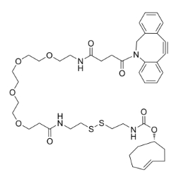 DBCO-PEG4-SS-TCO； 二苯基环辛炔-四聚乙二醇-双硫键-反式环辛烯
