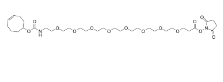 TCO-PEG8-NHS ester，cas:2353409-95-5，反式环辛烯-八聚乙二醇-羟基琥珀酰亚胺酯
