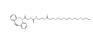 DBCO-C2-PEG4-amine，二苯并环辛炔-C2-四聚乙二醇-氨基