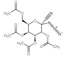 168567-90-6；2,3,4,6-四-O-乙酰基-1-叠氮基-1-脱氧-α-D-吡喃半乳糖基氰化物