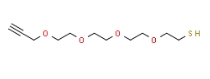 cas:1347750-80-4，ALKYNE-PEG4-THIOL，丙炔基-四聚乙二醇-炔基