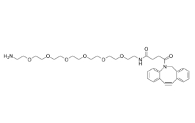 cas:2353409-98-8，DBCO-PEG6-amine TFA salt，二苯并环辛炔-六聚乙二醇-氨基 TFA salt