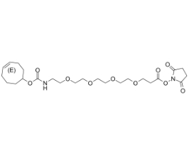 cas:1621096-79-4，(E)-TCO-PEG4-NHS ester，(E)-反式环辛烯-四聚乙二醇-羟基琥珀酰亚胺酯