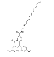CAS号：1225057-68-0 ，TAMRA-PEG4-Alkyne，四甲基罗丹明四聚乙二醇炔基