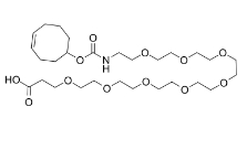 TCO-PEG8-acid，CAS:2353410-03-2，反式环辛烯-八聚乙二醇-羧酸
