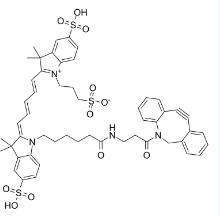 CAS#: 1564286-24-3，DBCO-Sulfo-Cy5，水溶性菁染料