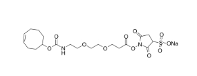 TCO-PEG2-Sulfo-NHS ester sodium ； 反式环辛烯-二聚乙二醇-磺基-活性酯