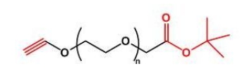 炔基聚乙二醇叔丁酯；Alkyne-PEG-COOtBu；叔丁酯PEG炔