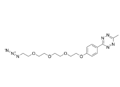CAS：1802908-04-8，Methyltetrazine-PEG4-azide ，甲基四嗪四乙二醇叠氮