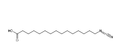 CAS:118162-46-2 ，15-叠氮十五酸 ，15-Azido-pentadecanoic acid  