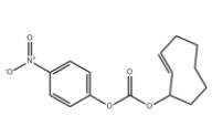 	(E)-环辛-2-烯-1-基(4-硝基苯基)碳酸酯	 