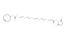 1613439-69-2，(4E)-TCO-PEG4-NHS，TCO-PEG4-NHS 反式环辛烯-四聚乙二醇-N-羟基琥珀酰亚胺