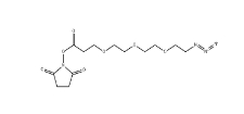 Azido-PEG3-NHS ester，cas:1245718-89-1，叠氮-三聚乙二醇-琥珀酰亚胺酯