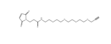 Alkyne-PEG4-Maleimide，cas:1609651-90-2，炔基-四聚乙二醇-马来酰亚胺