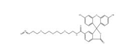 6-FAM-PEG3-Azide, CAS号 412319-45-0, 6-荧光素-PEG3-叠氮化物