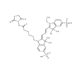 146368-16-3，磺酸花菁染料 ，Sulfo Cy3 NHS ester，磺化Cy3-N-羟基琥珀酰亚胺酯 