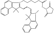 花菁染料  Cy3.5 NHS ester；2231670-85-0；CY3.5-琥珀酰亚胺酯