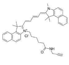 Cyanine5.5 alkyne；1628790-37-3；青色5.5炔烃；深蓝色固体