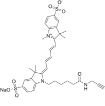 Sulfo Cy5 alkyne；1617572-09-4；水溶性磺化Cy5炔烃