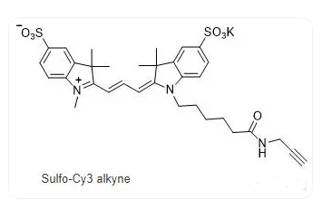 水溶性花菁染料CY3標(biāo)記炔烴  