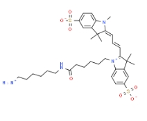 Sulfo-Cyanine5.5 amine，Sulfo-Cy5.5 NH2，2183440-46-0
