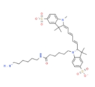 2183440-44-8，Sulfo-Cy5 amine，磺化Cy5-伯胺