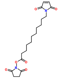 Maleimide-(CH2)10-COONHS; KMUS，cas:87981-04-2，11-(马来酰亚胺基)十一烷酸琥珀酰亚胺酯