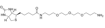 Biotin-PEG3-(CH2)3-amine TFA salt，cas:1374658-86-2