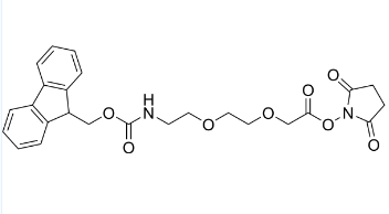 FmocNH-PEG2-CH2CO2-NHS ester，cas:1194666-63-1