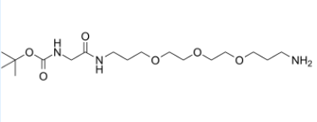 cas:525583-49-7，Boc-Gly-amido-(CH2)3-PEG3-(CH2)3-amine