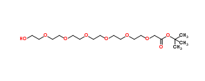 cas:297162-47-1，Hydroxy-PEG6-CH2CO2tBu，乙酸叔丁酯-六聚乙二醇