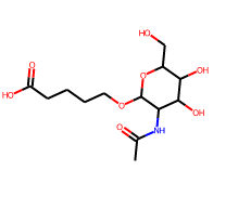 alpha-GlcNAc-Bu-COOH，1858224-06-2，5-(2-乙酰氨基-2-脱氧-α-D-吡喃葡萄糖基-氧基戊酸