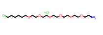 Cl-C6-PEG6-NH2 hydrochloride，1261238-24-7
