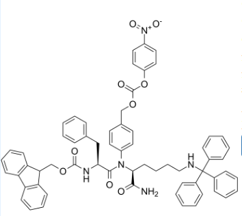 Fmoc-Phe-Lys(Trt)-PAB-PNP ，CAS:1116086-09-9，ADC定制