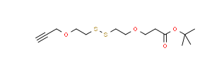 Propargyl-PEG1-SS-PEG1-C2-Boc ，CAS:1807518-78-0，ADC定制